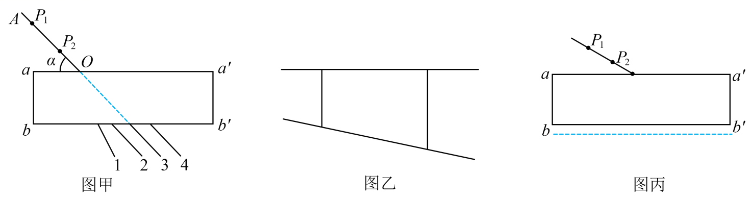 光-插针光路与边界误差