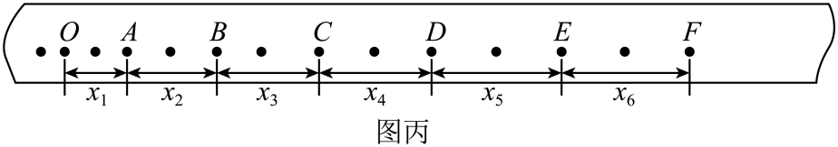 加速度与力实验计数点纸带