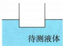 浮力秤求铁块质量与未知液体密度题图
