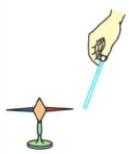 纸星星与吸管的实验题图