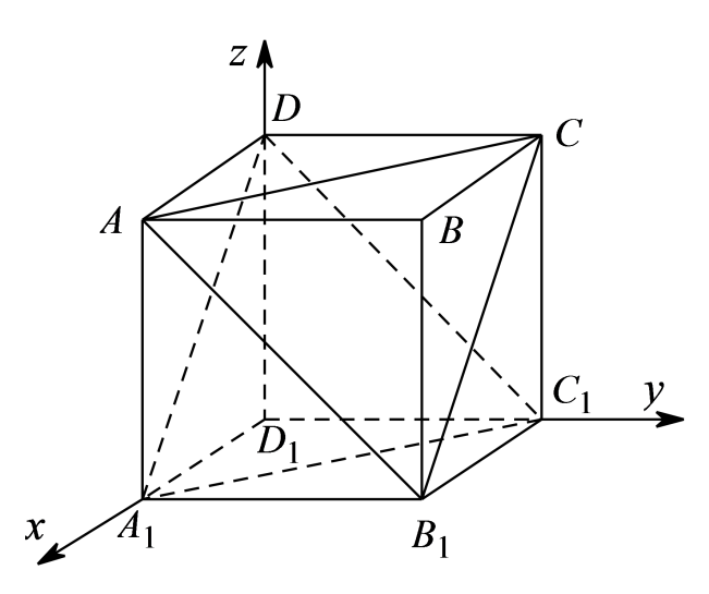 正方体原解析建系图
