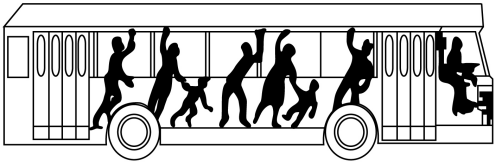 公交急刹车与惯性