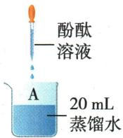 蒸馏水与酚酞的空白对照