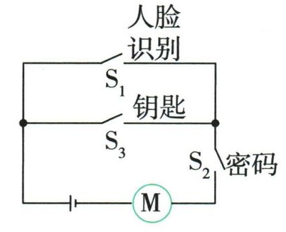 智能开锁选项C电路