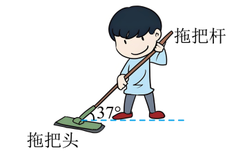 拖把-沿杆推力