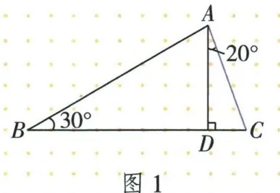 垂足位于边BC内部的情形