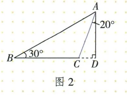 垂足位于C外侧的情形