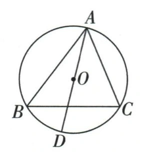 圆O内的三角形ABC和直径AD