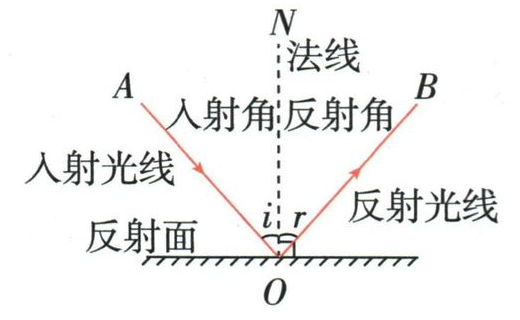 入射光、反射光与法线
