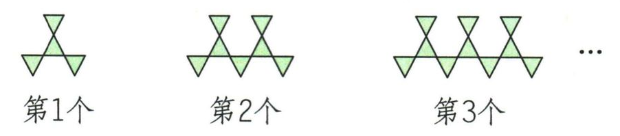 第一个至第三个三角形图案
